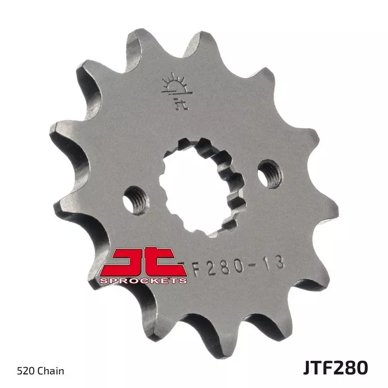 JT Sprockets Front Steel Countershaft Sprocket 13 Tooth 13T 520 Chain JTF280.13