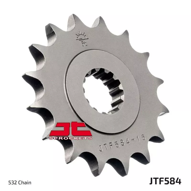 JT Sprockets Front Steel Countershaft Sprocket 16 Tooth 16T 532 Chain JTF584.16