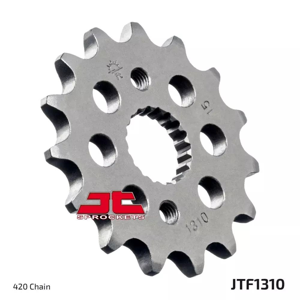 JT Sprockets Front Steel Countershaft Sprocket SC 15 Tooth 15T 420 Chain