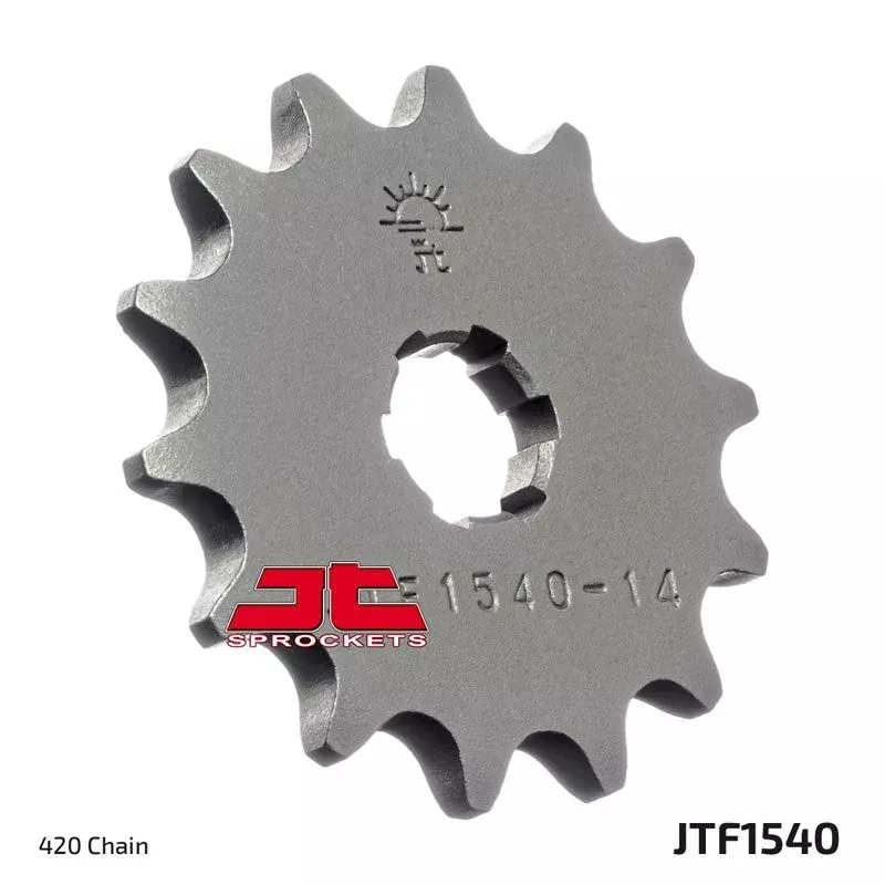 JT Sprockets Front Steel Sprocket 14 Tooth 14T 420 Chain JTF1540.14