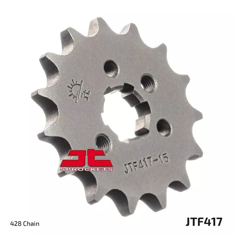 JT Sprockets Front Steel Sprocket 15 Tooth 15T 428 Chain JTF417.15