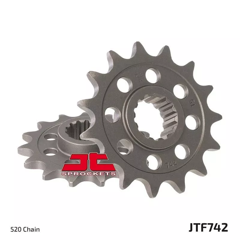 JT Sprockets Front Steel Sprocket 15 Tooth 15T 520 Chain JTF742.15