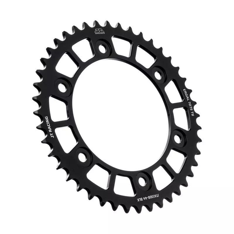 JT Sprockets Rear Racelite Aluminum Race Sprocket Black 45 Tooth 45T 520 Chain