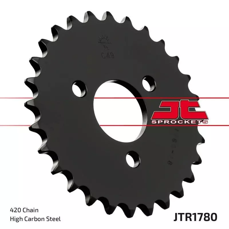 JT Sprockets Rear Steel Sprocket 28 Tooth 28T 420 Chain JTR1780.28
