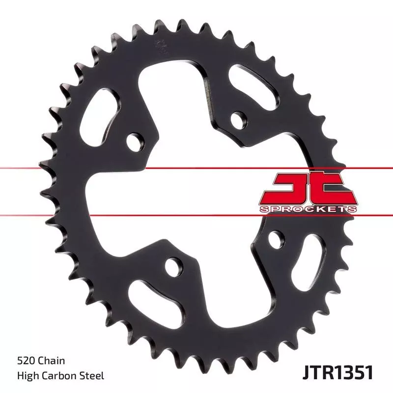 JT Sprockets Rear Steel Sprocket 40 Tooth 40T 520 Chain JTR1351.40
