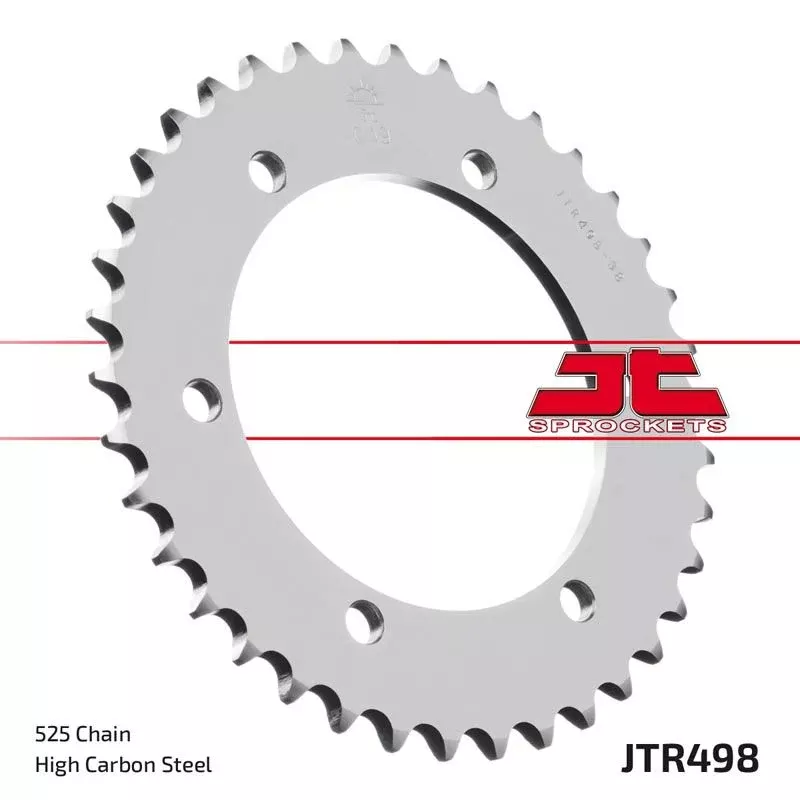 JT Sprockets Rear Steel Sprocket 40 Tooth 40T 525 Chain JTR498.40