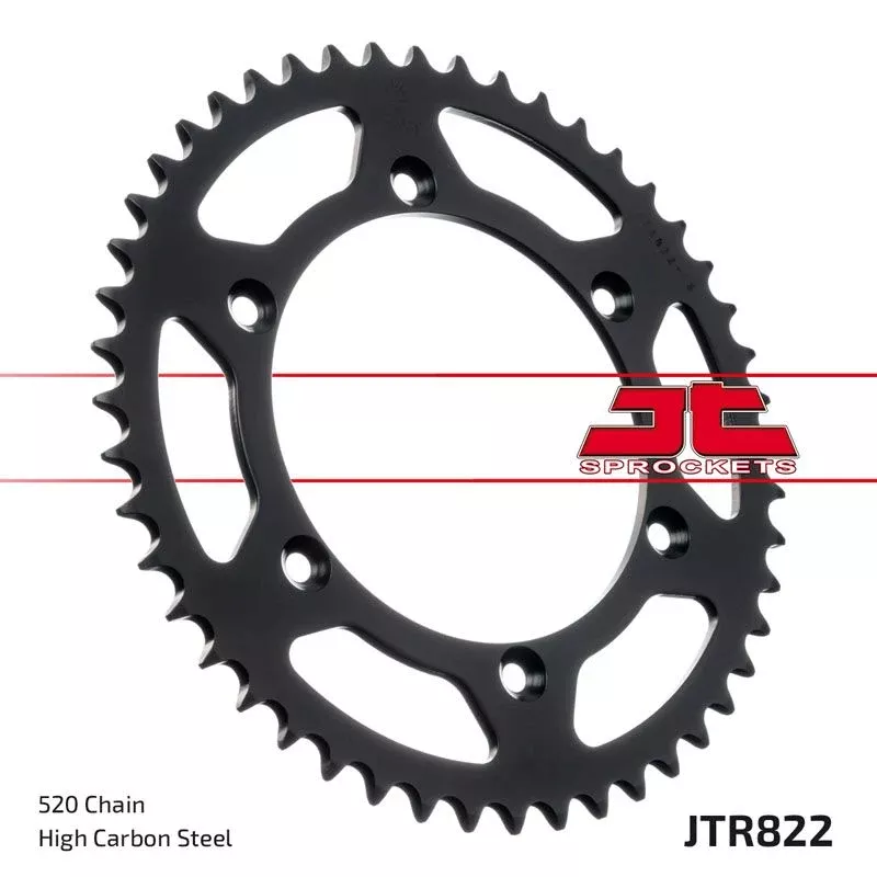 JT Sprockets Rear Steel Sprocket 49 Tooth 49T 520 Chain JTR822.49