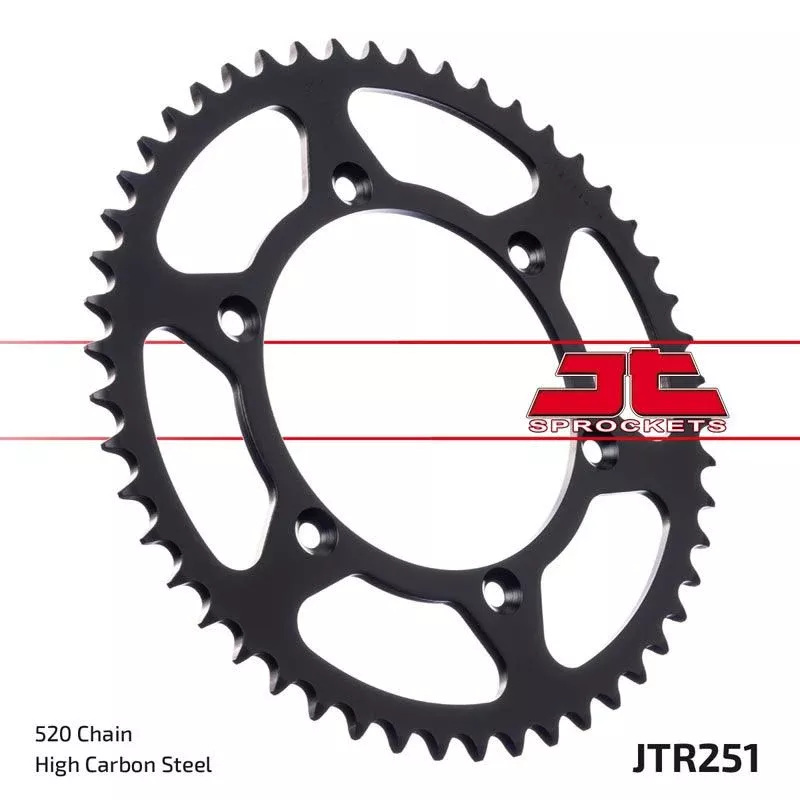 JT Sprockets Rear Steel Sprocket SC 48 Tooth 48T 520 Chain JTR251.48SC