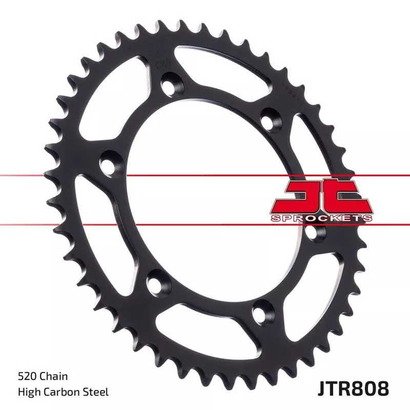 JT Sprockets Rear Steel Sprocket SC 48 Tooth 48T 520 Chain JTR808.48SC