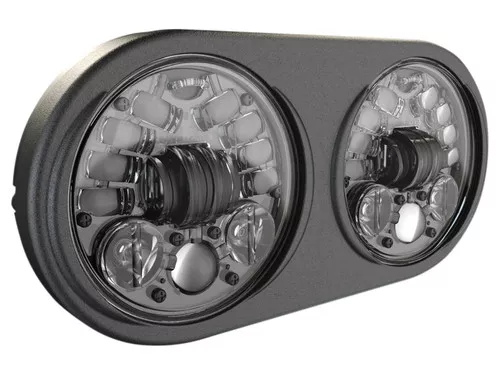 JW Speaker Road Glide 5.75" Dual Adaptive 2 LED Black Headlights (0555131)