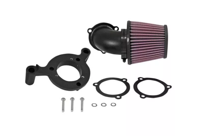 K&N Aircharger Performance Intake System for Harley Davidson Touring & Trike w/ Fairing Lowers 2008-2016 -Black