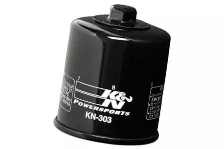 K & N Powersports Performance Gold Oil Filters Black KN-303 Click for Fitment
