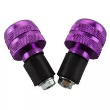 K&S Anti-Vibration Purple Aluminum Bar Ends (15-6007)