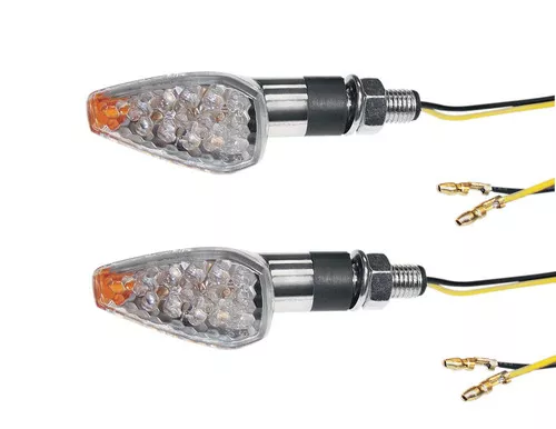K&S Ultra MINI Triangle LED Chrome Marker Lights w/Clear Lens (25-8947)