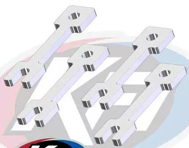 KFI Products 101210 Winch Mounts Spacer Kit for 1/4" & 1/2" Spacing