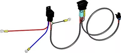 KFI Products 105940 UTV Plow Actuator Replacement Wire Harness Kit