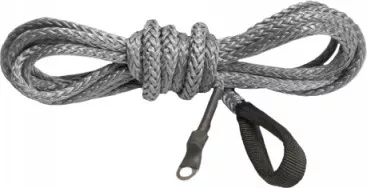 Kfi Synthetic Winch Plow Cable Smoke 12' - SYN19-S12