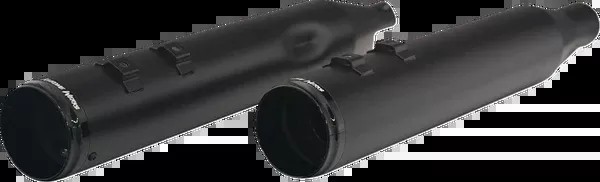 Khrome Werks 4-1/2″ HP-Plus Slip-On Mufflers With Race Tip – Black – Twin Cam