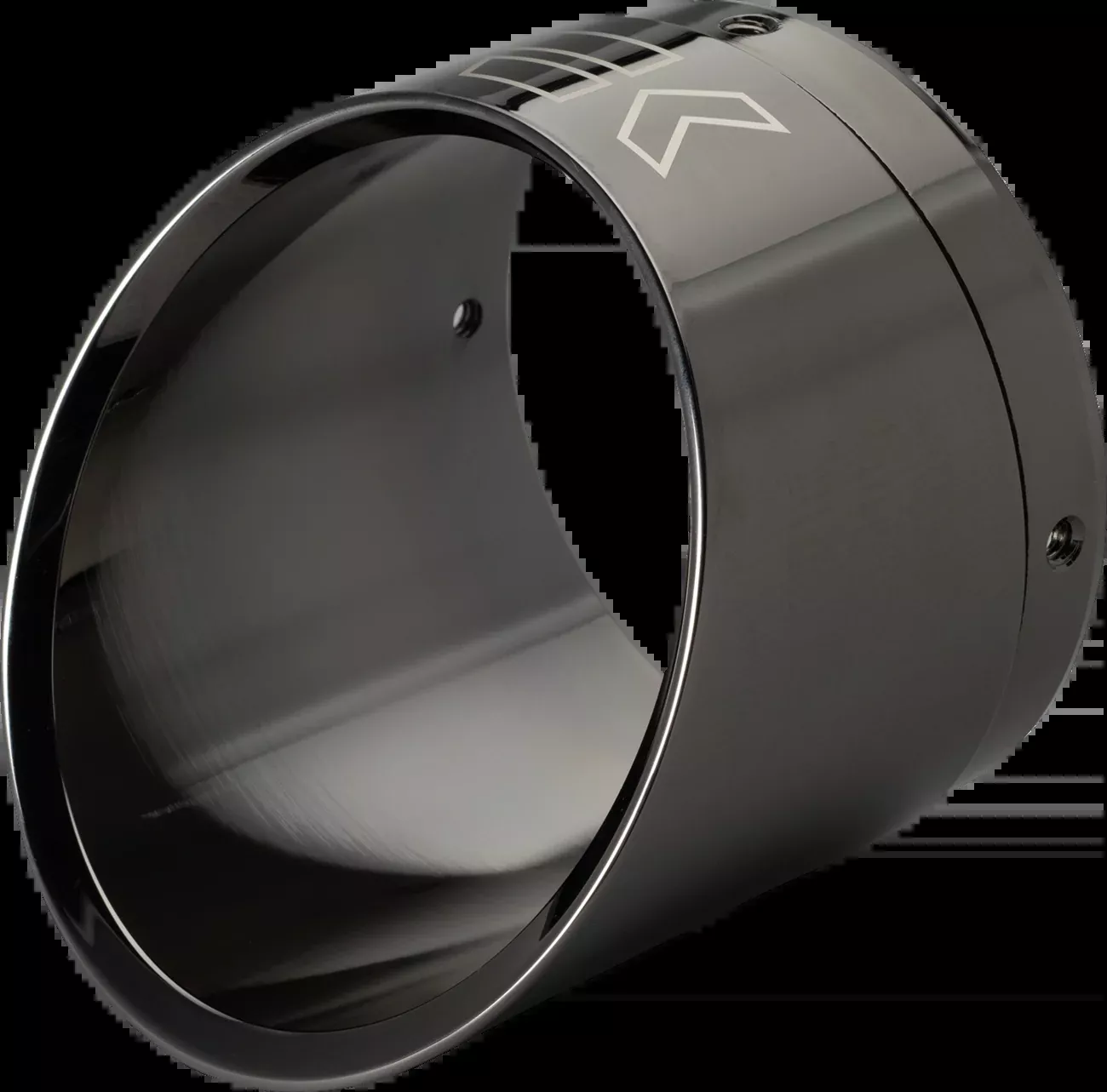 Khrome Werks 4.5" Eclipse Edge Slash Exhaust End Cap Tip for Harley Davidson