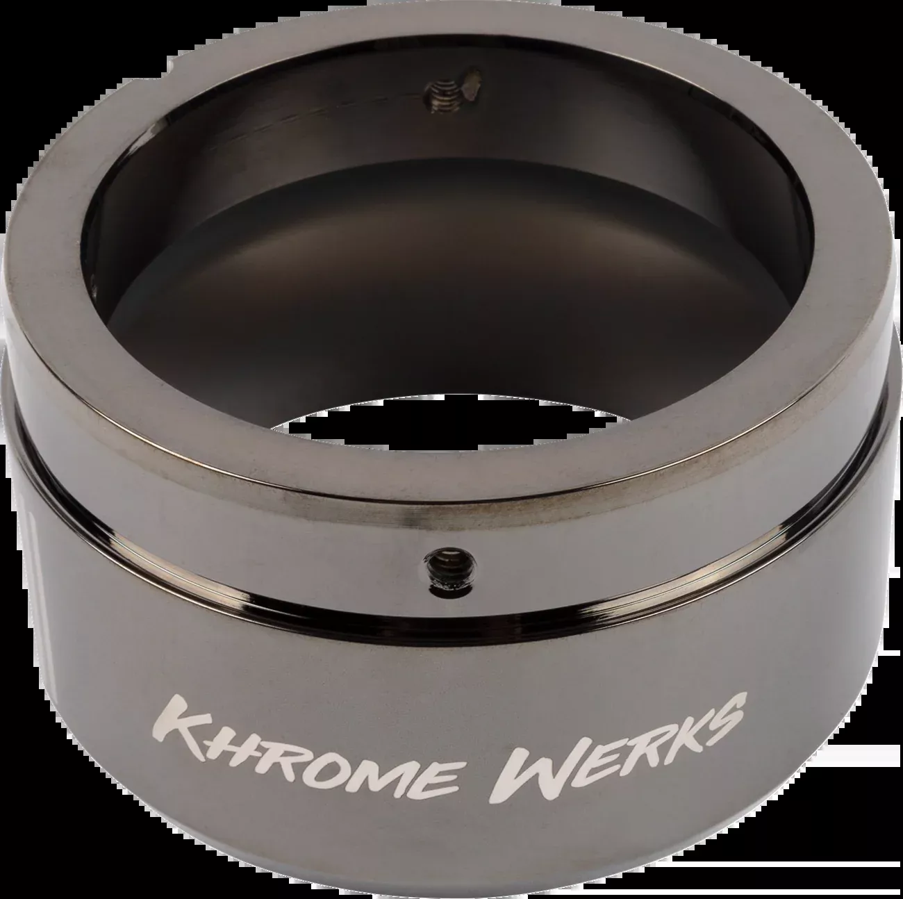 Khrome Werks 4.5" Eclipse Klassic Left Exhaust End Cap Tip for Harley Davidson