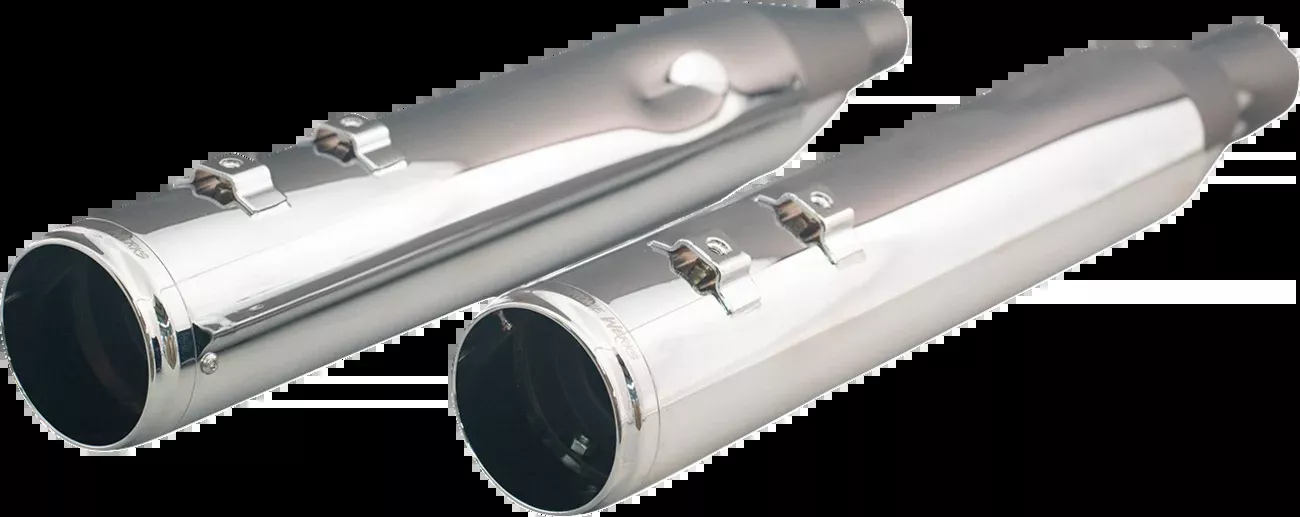 Khrome Werks 4.5" HP Plus Chrome Slip On Mufflers fits 2017-2026 Harley Touring