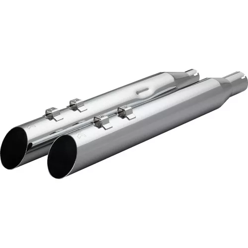 Khrome Werks 4" HP Plus Slip On Mufflers for 2017-2025 Harley Touring - Slash Up