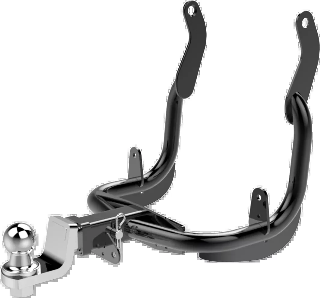 Khrome Werks Black 1-7/8" Receiver Trailer Hitch Kit for 2009-22 Harley Touring