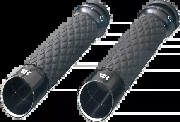 Khrome Werks Edge Grips – Custom Contour – Diamond – Black