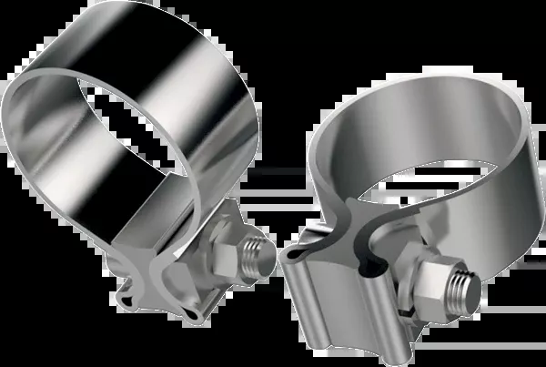 Khrome Werks Exhaust Clamp - Stainless Steel - 1-3/4"