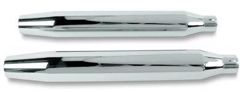 Khrome Werks HP Plus 3" Chrome Tapered Slip-On Exhaust Mufflers (202410A)