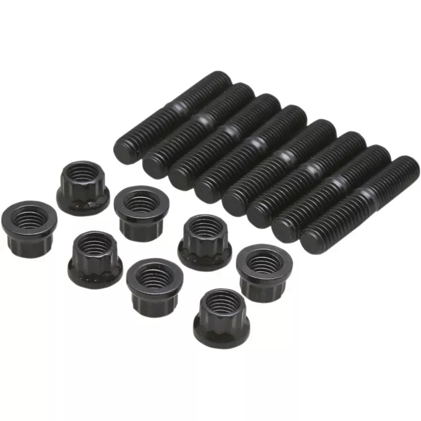 Kibblewhite 20-21045 Steel Rocker Arm Shaft Stud & Nut Kit Harley M8 17-Up