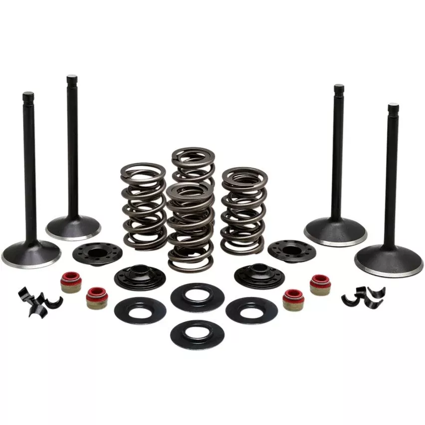 Kibblewhite 20-22650 Black Diamond Stainless Engine Valve Kit 84-99 Harley EVO