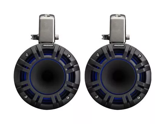 Kicker 6.5" Horn-Loaded Tower Speakers
