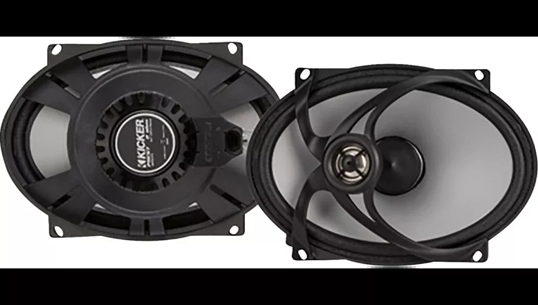 Kicker PS Coaxial Speakers 2 Ohm 4 Harley