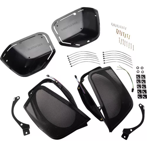 Kicker Saddlebag Lid Cut-In Kits for 2014-2023 Harley Touring