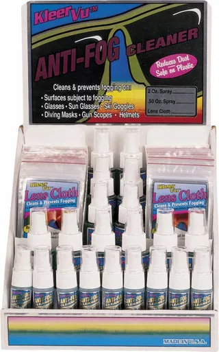 Kleer Vu Anti-Fog Cleaner Counter Displ Ay - 91110