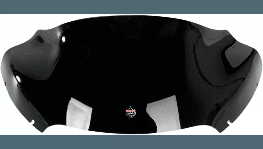 Klock Werks 9 inch Sport Low Flare Windshield for '15-23 Harley Davidson Road Glide Custom and Road Glide - Black