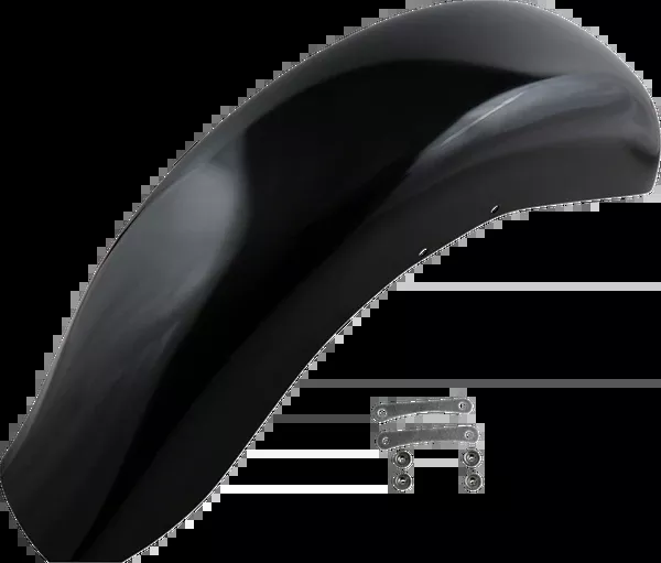 Klock Werks Benchmark Front Fender - Black - 16"-19" Wheel - HD Softail/Touring