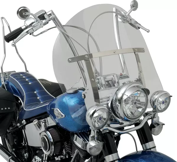 Klock Werks Billboard Flare Windshield – 17″ – Clear – ’86-’17 FLST