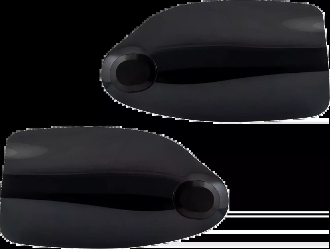 Klock Werks Flare Black Hand Guards fits 2002-2025 Harley Hydraulic Clutch