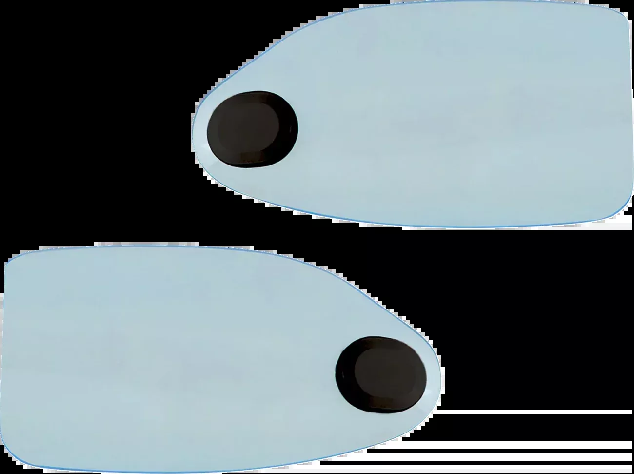 Klock Werks Flare Blue Ice Hand Guards fits 2023-2026 Harley Road Street Glide