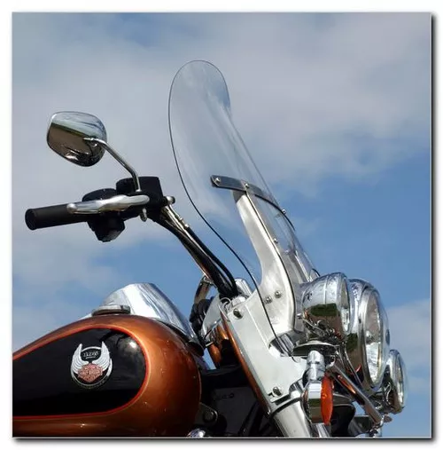 Klock Werks Flare Clear 19-3/8" Billboard Windshield (KWW-02-0217)
