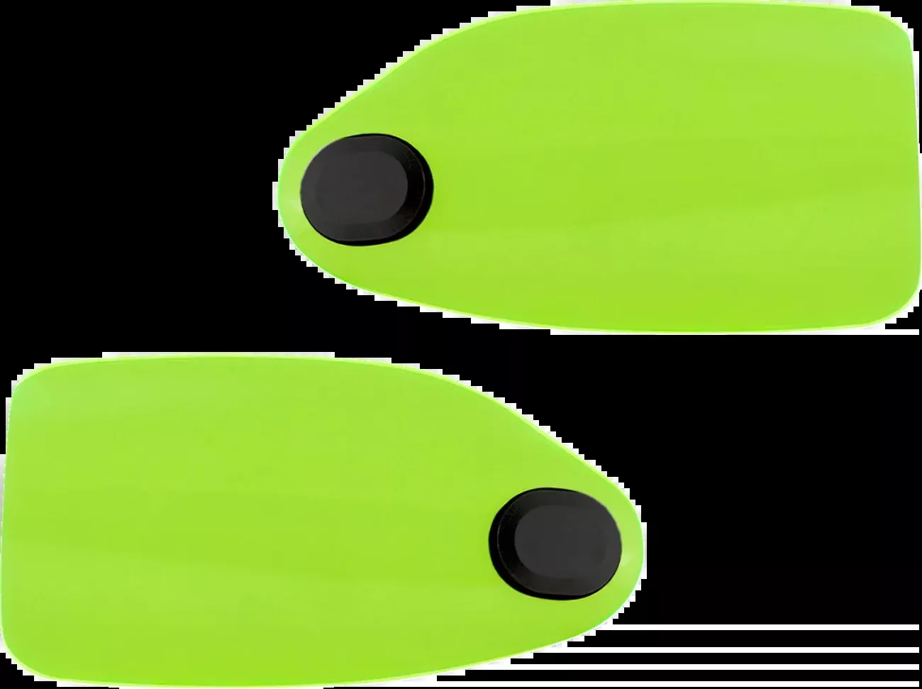 Klock Werks Flare Green Ice Hand Guards fits 1982-2025 Harley Cable Clutch