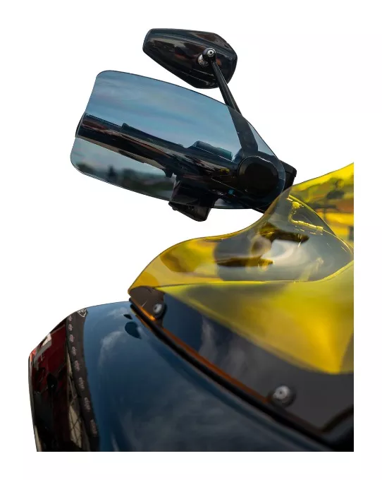 Klock Werks Flare Hand Guards For Harley with Hydraulic Clutch 2002-2020