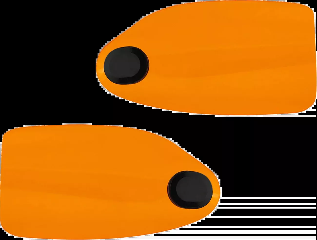 Klock Werks Flare Orange Hand Guards fits 2023-2026 Harley Road Street Glide