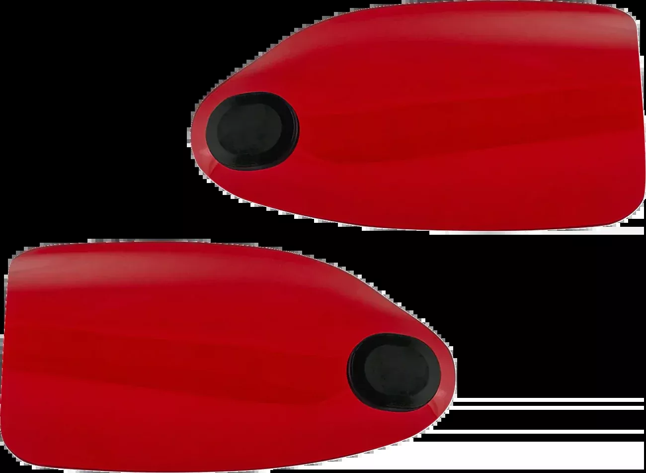 Klock Werks Flare Red Hand Guards for 2002-2025 Harley Davidson Hydraulic Clutch