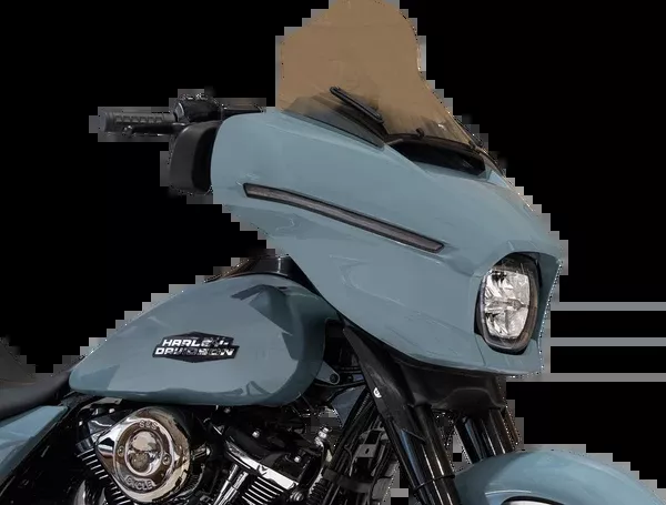 Klock Werks Flare Windshield – 12″ – Tinted – ’23-’26 FLHX/FLHLT