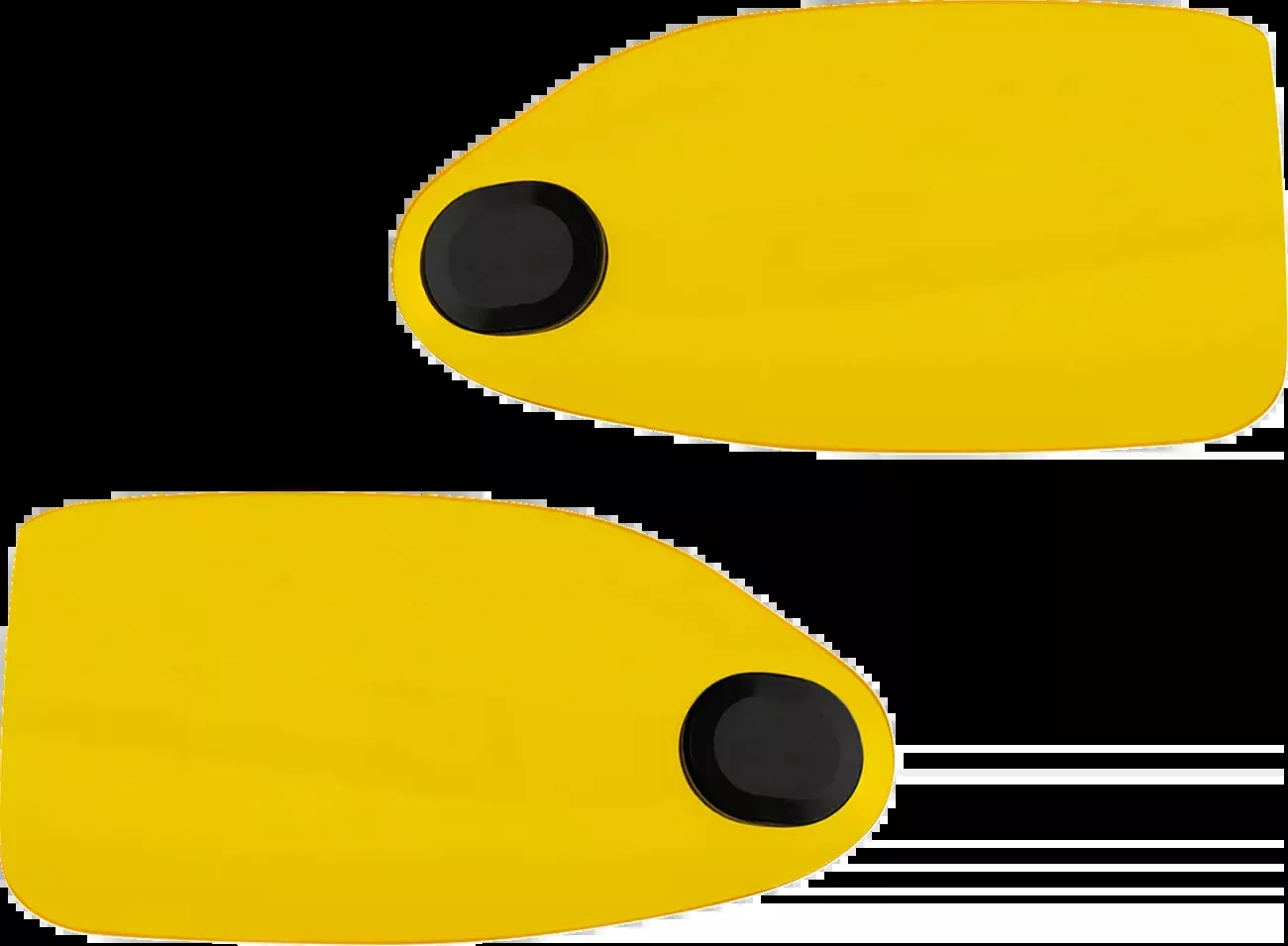 Klock Werks Flare Yellow Hand Guards fits 1982-2025 Harley Davidson Cable Clutch