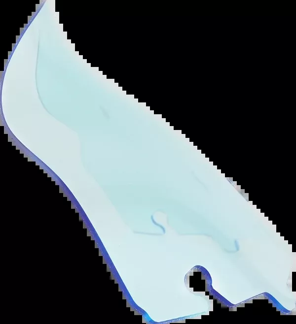 Klock Werks Ice Flare Windshield – 6.5″ – Blue Ice – ’14-’25 FLHT/FLHX