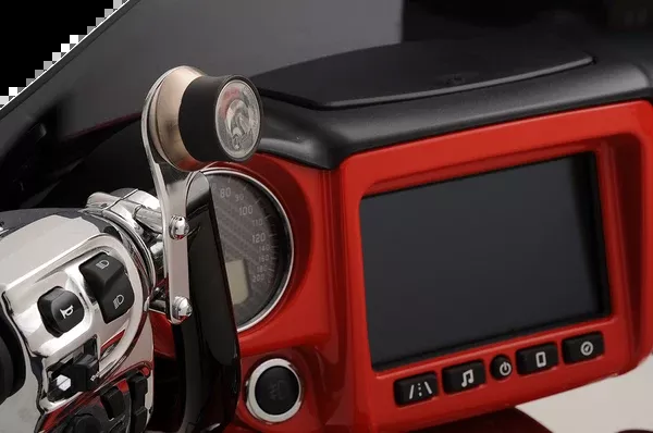 Klock Werks iOmount™ For Indian – Left Perch Mount – Chrome – Touring
